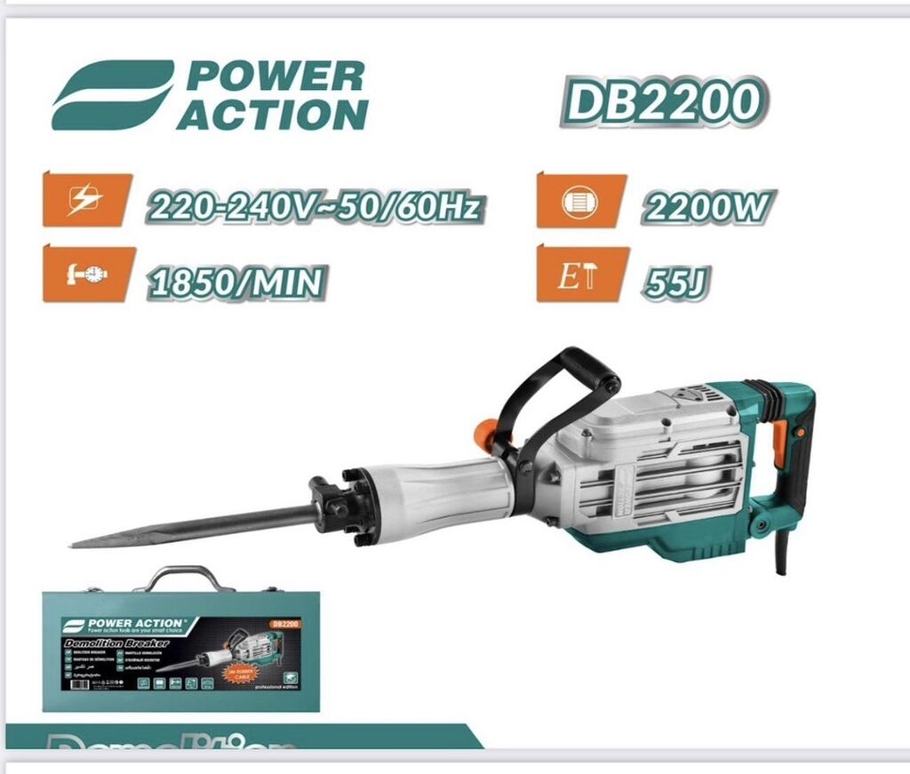 Power Action Demolition Breaker DB2200