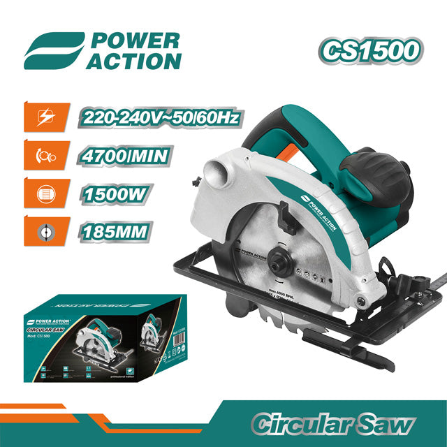 Power Action Circular Saw CS1500