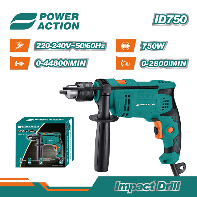 Power Action Impact Drill-ID750