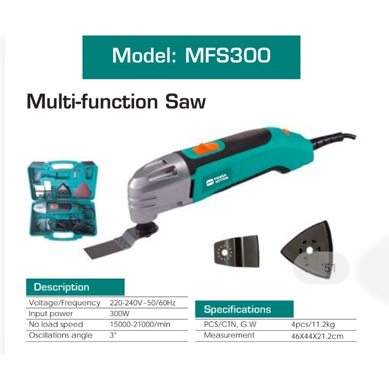 Power Action Multi-function Saw MFS300