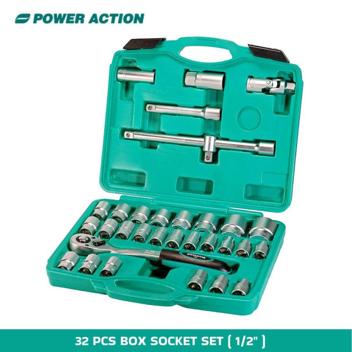 Power Action 32PCS Socket Wrench Set