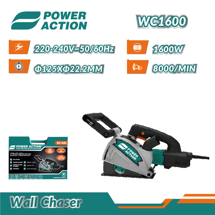 Power Action wall chaser WC1600