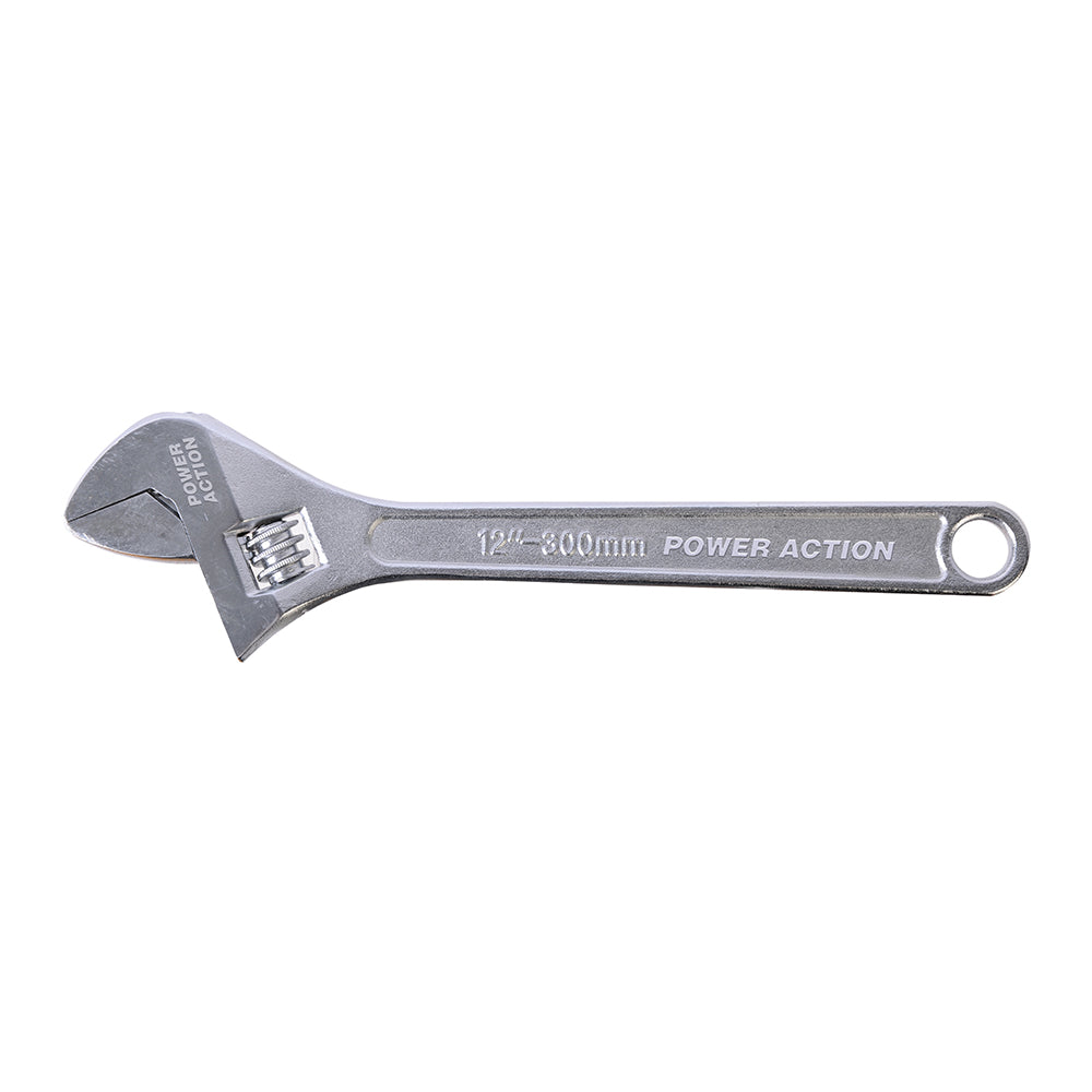 Power Action 10"/250mm Adjustable Wrench Chrome Plated